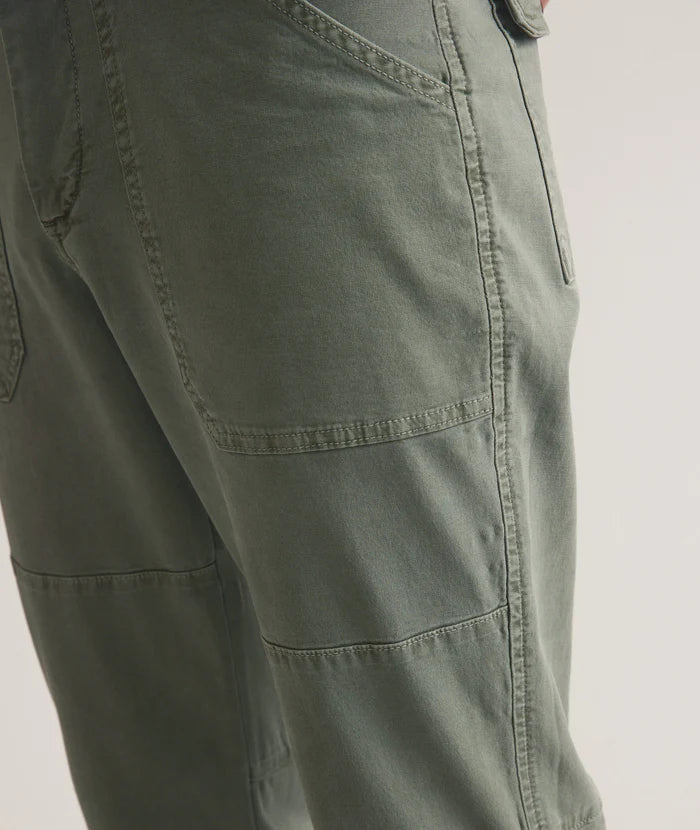 Men's faded green utility inspired pants from Marine Layer. 