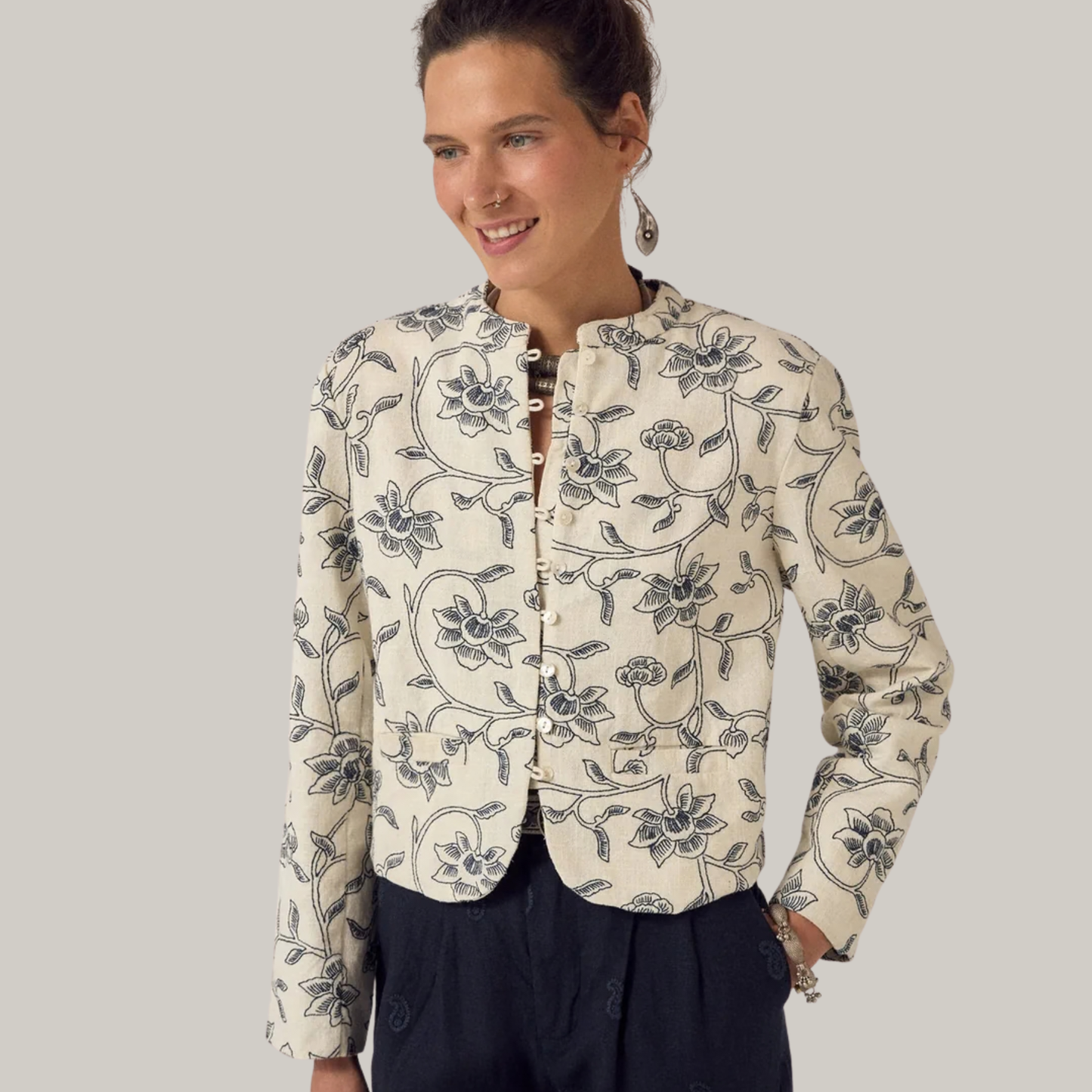 Maison Hotel White Fuji Masako Jacket, available at Harbour Thread boutique