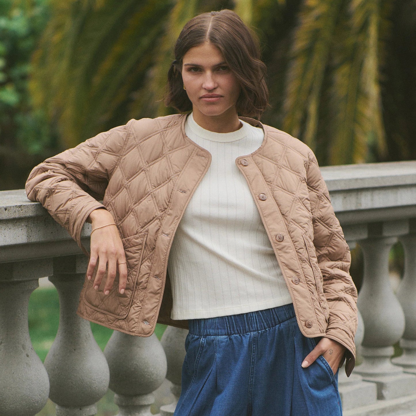 Marine Layer Marina Quilted Liner Jacket