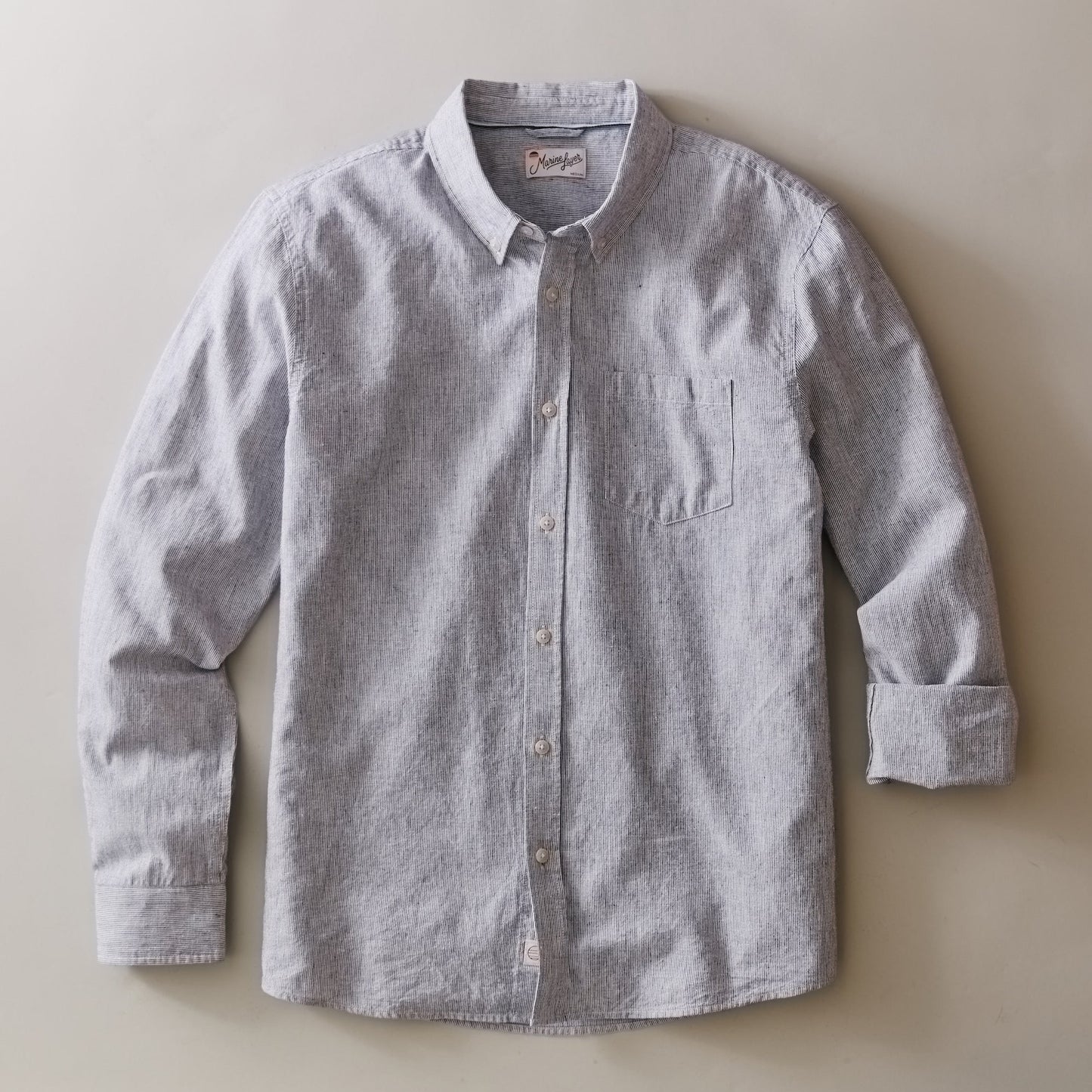Marine Layer Better-Than-Linen Shirt Navy / Medium Marine Layer Better-Than-Linen Shirt Navy / Medium