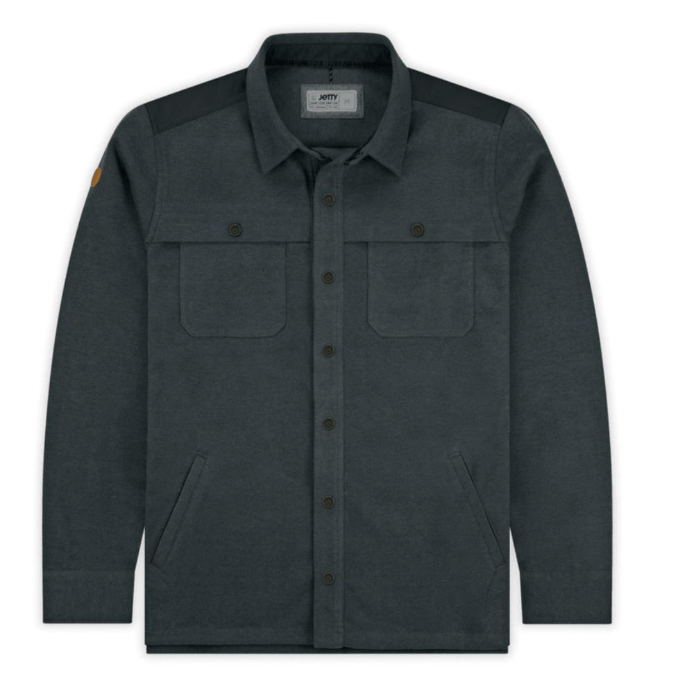 
                      
                        The Charcoal Maverick Jacshirt by Jetty
                      
                    