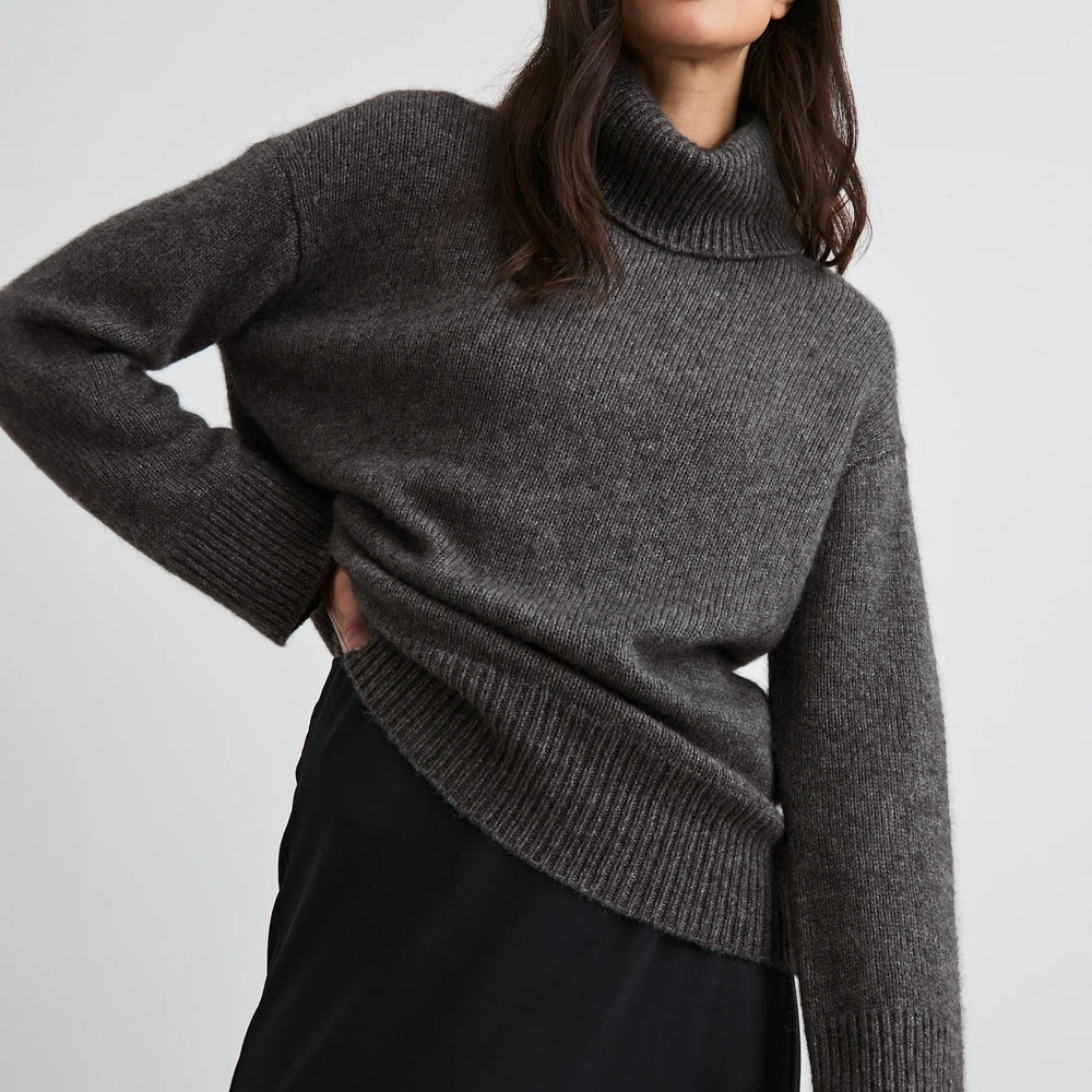 The Nadine sweater is crafted from a luxurious cashmere-silk blend