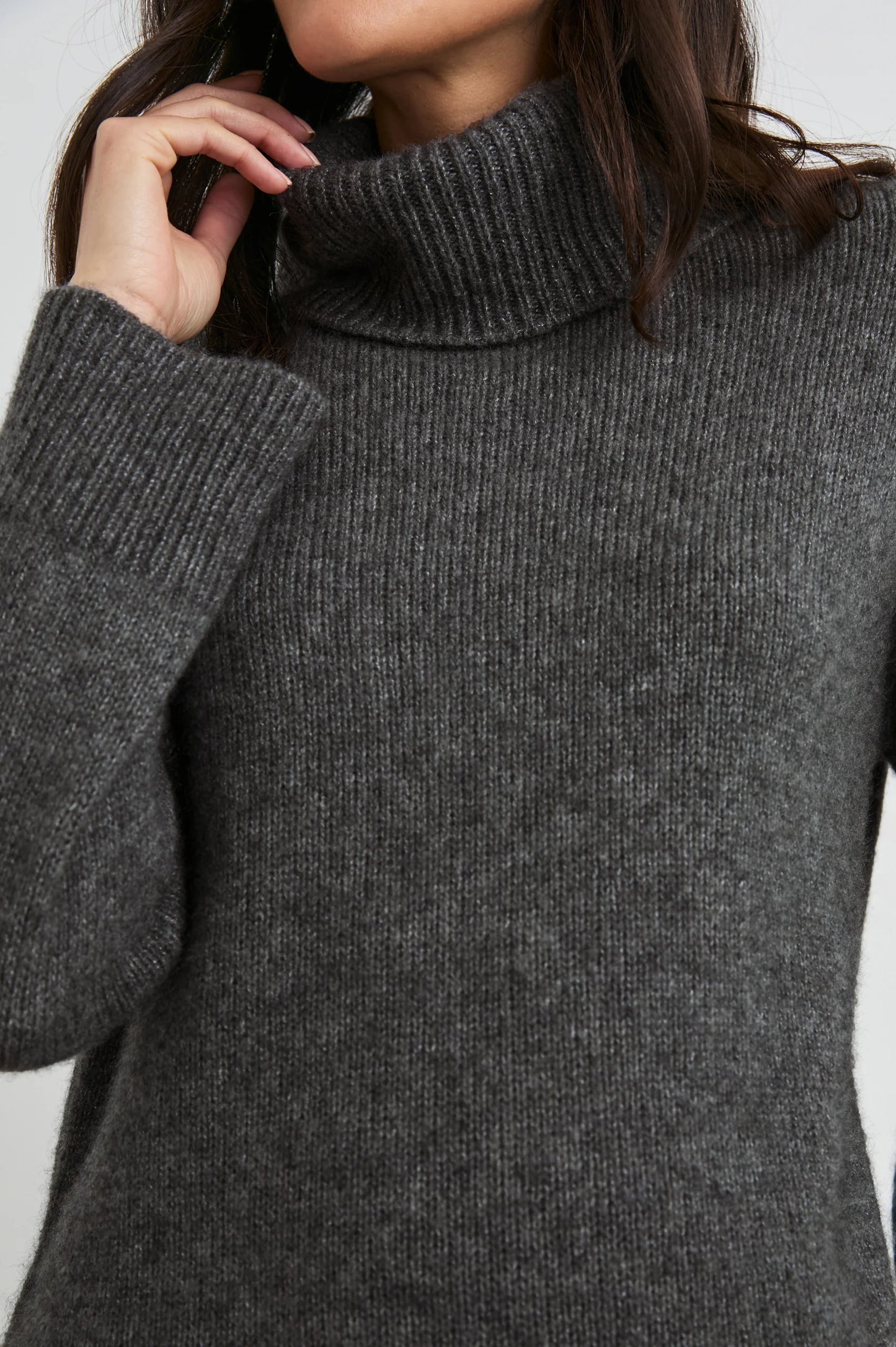 This oversized turtleneck from Rails offers a relaxed fit and ribbed trims