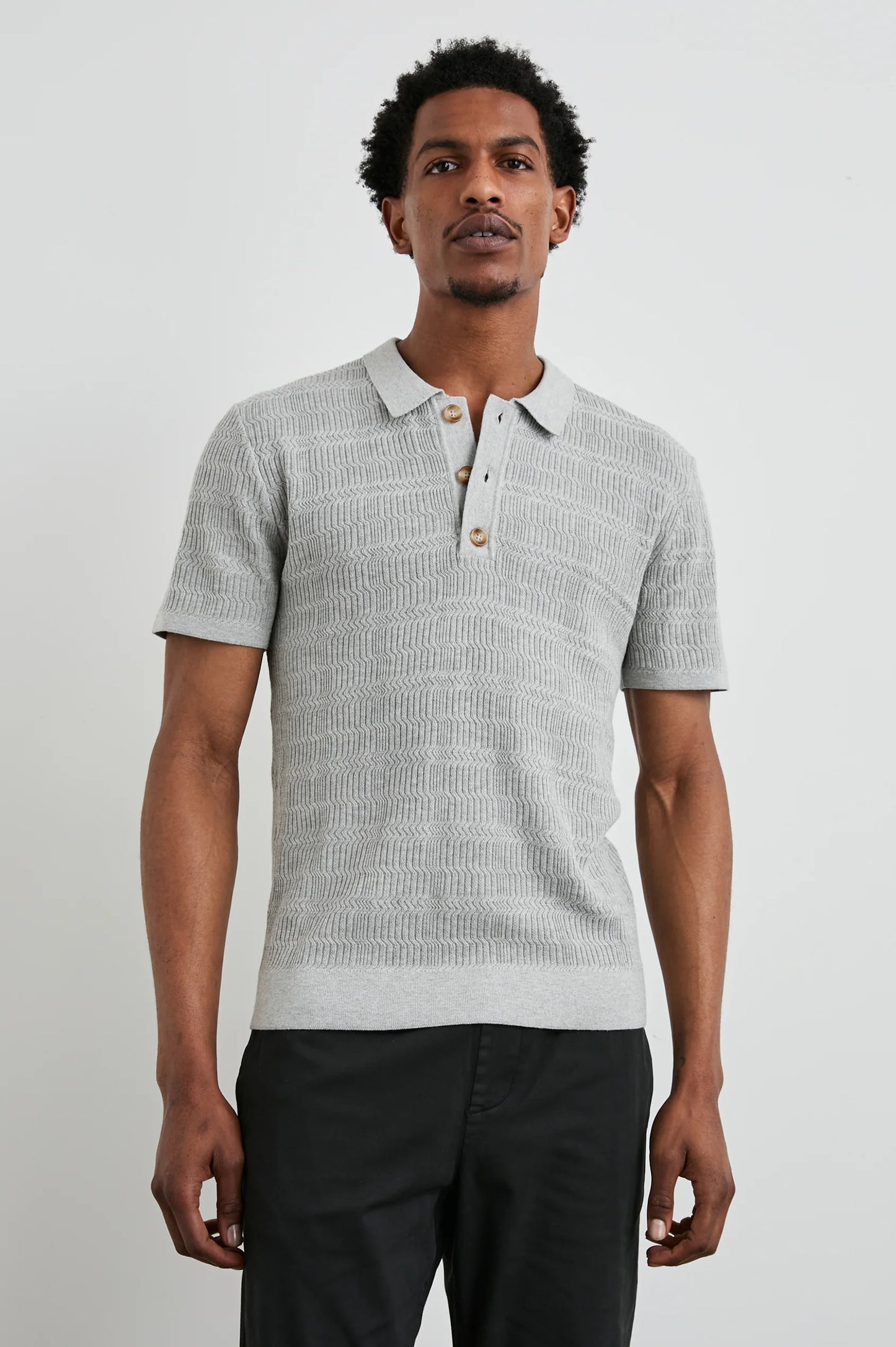 The Nathan knit polo shirt by Rails