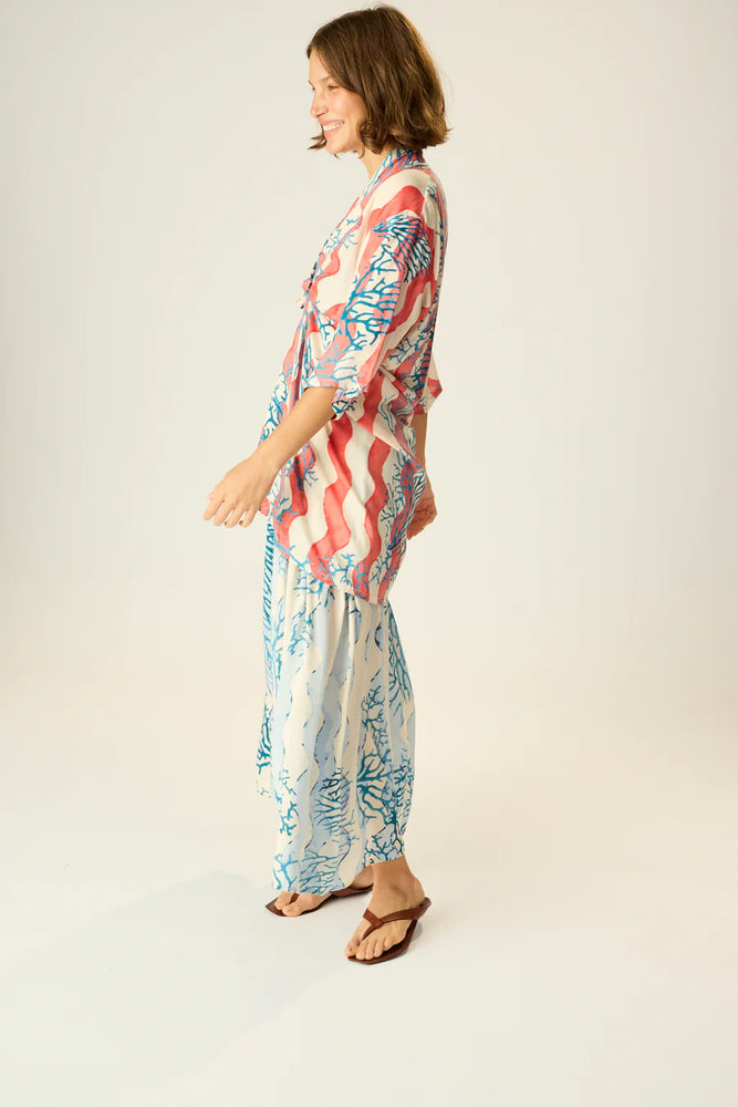 
                      
                        Shop the Natalie Martin Lennon Kimono at Harbour Thread in the color Coral Wave Peach
                      
                    