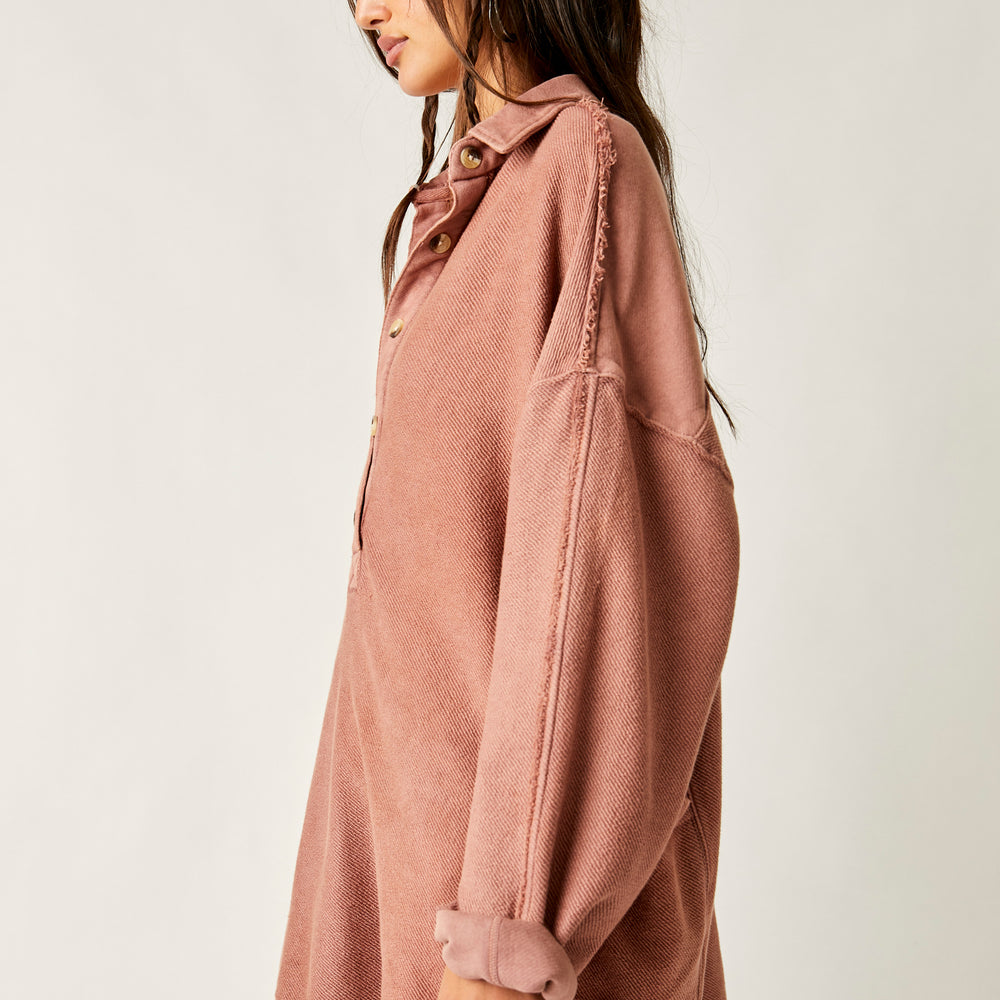 
                      
                        Free People Willow Polo - Antique Oak
                      
                    