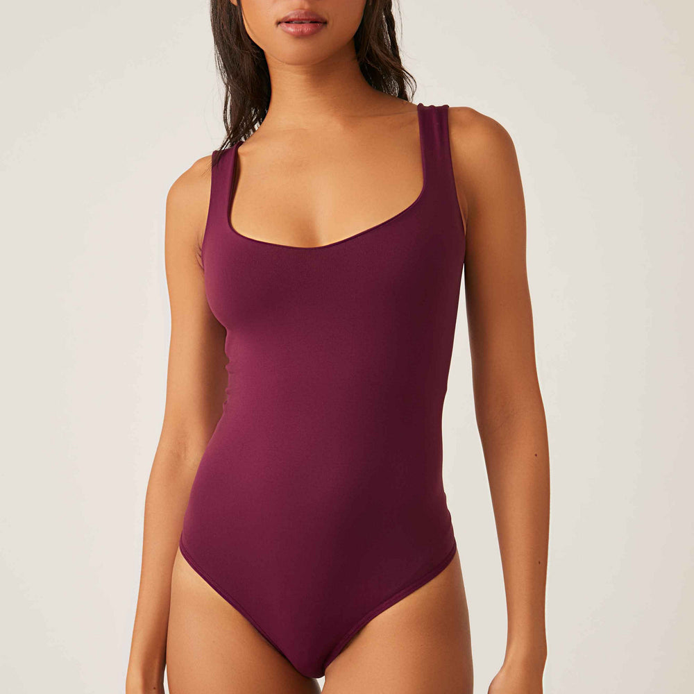 
                      
                        Free People Clean Lines Bodysuit - Precious Wine
                      
                    