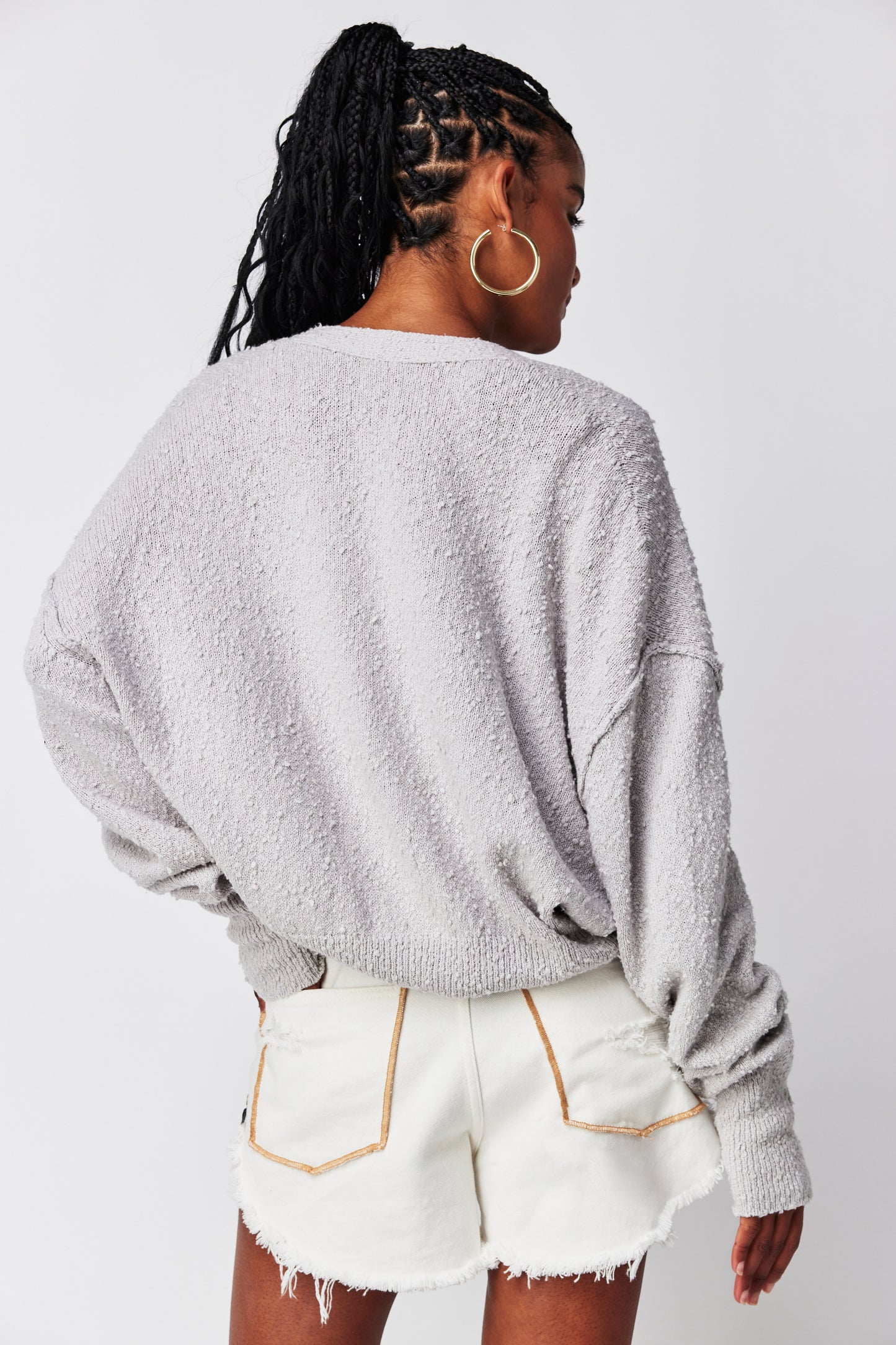 Load image into Gallery viewer, Free People Found My Friend Cardi - Misty Morning
