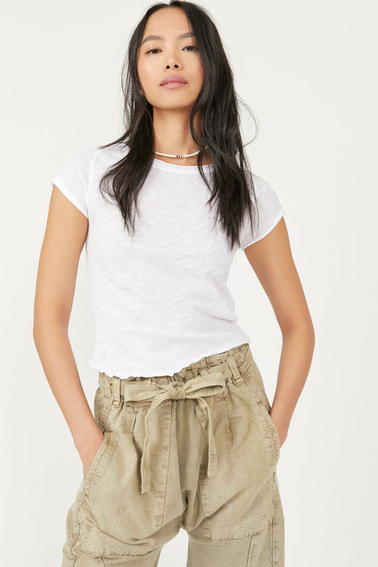 Load image into Gallery viewer, Free People Be My Baby Tee - White

