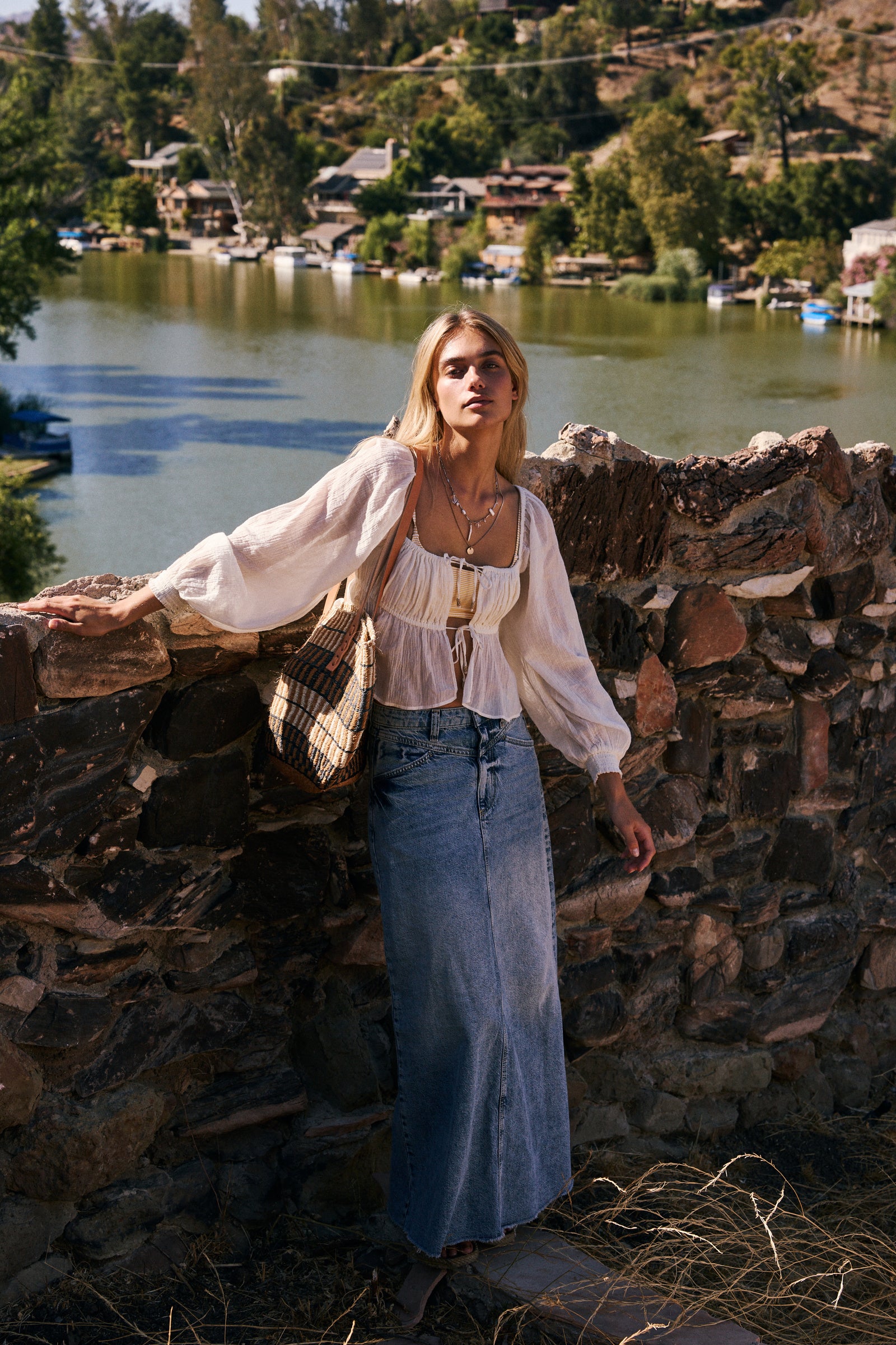 We The Free ★ Come As You Are Denim Maxi Skirt We The Free Come As You Are Denim Maxi Skirt | Free People