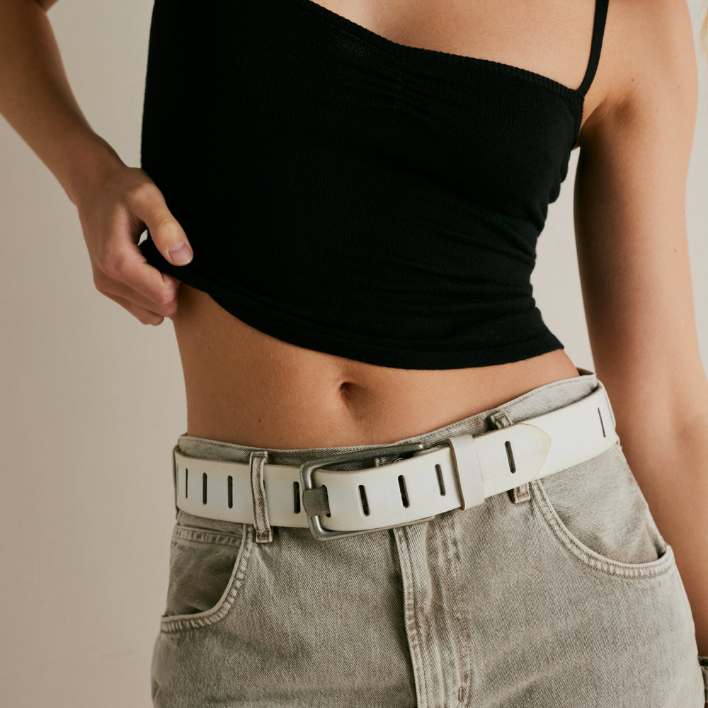 
                      
                        Free People Jona Belt in the color Distressed Ivory
                      
                    