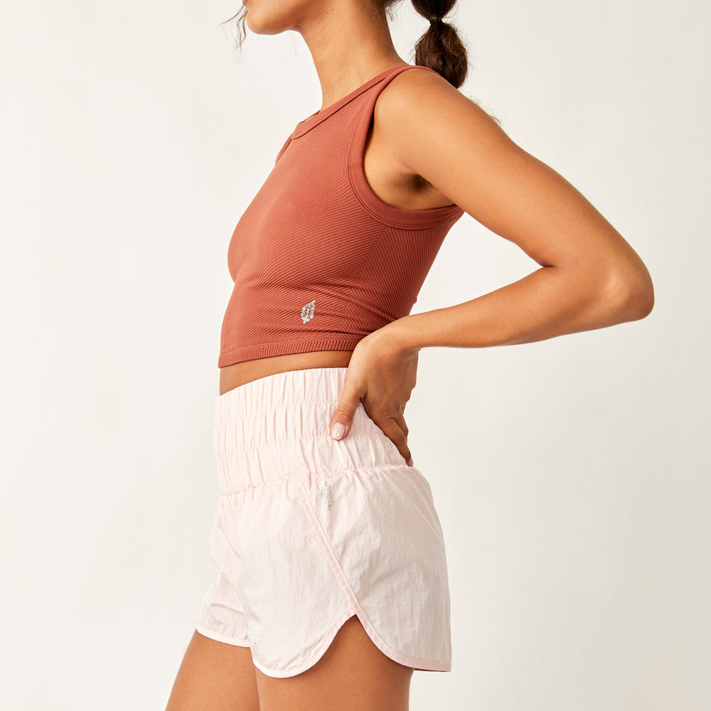 
                      
                        Side view of the Free People Free Throw Muscle Tank in the color Sequoia
                      
                    