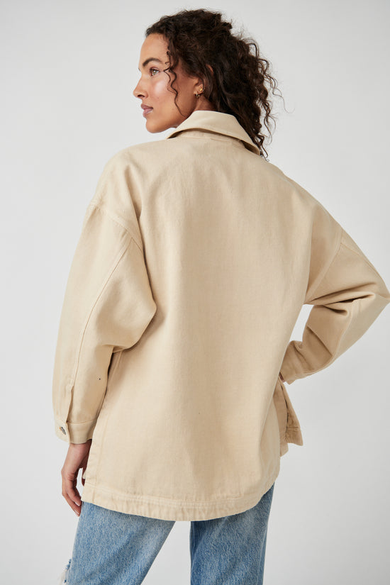 Load image into Gallery viewer, Free People Madison City Twill Jacket - Warm Camel
