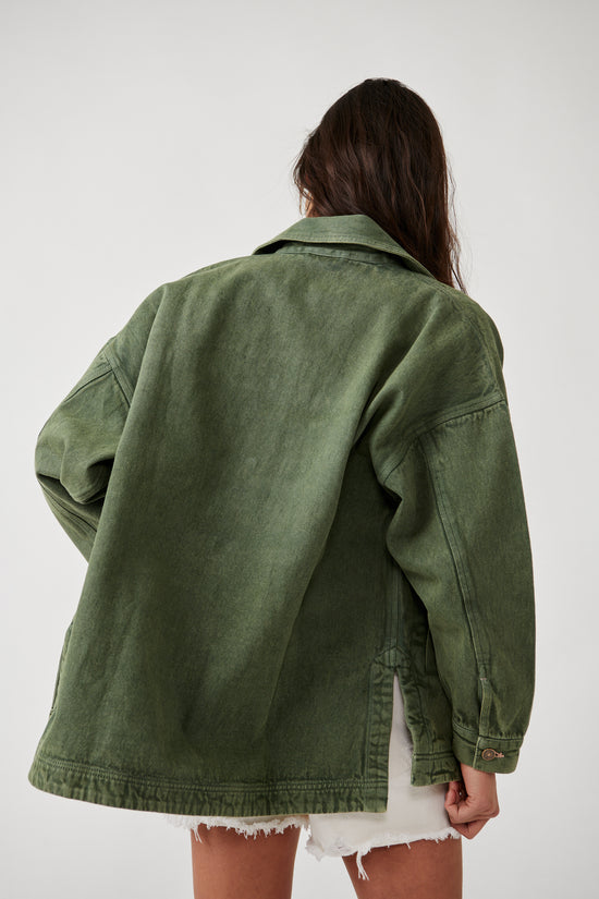 Load image into Gallery viewer, Free People Madison City Twill Jacket - Adventurer
