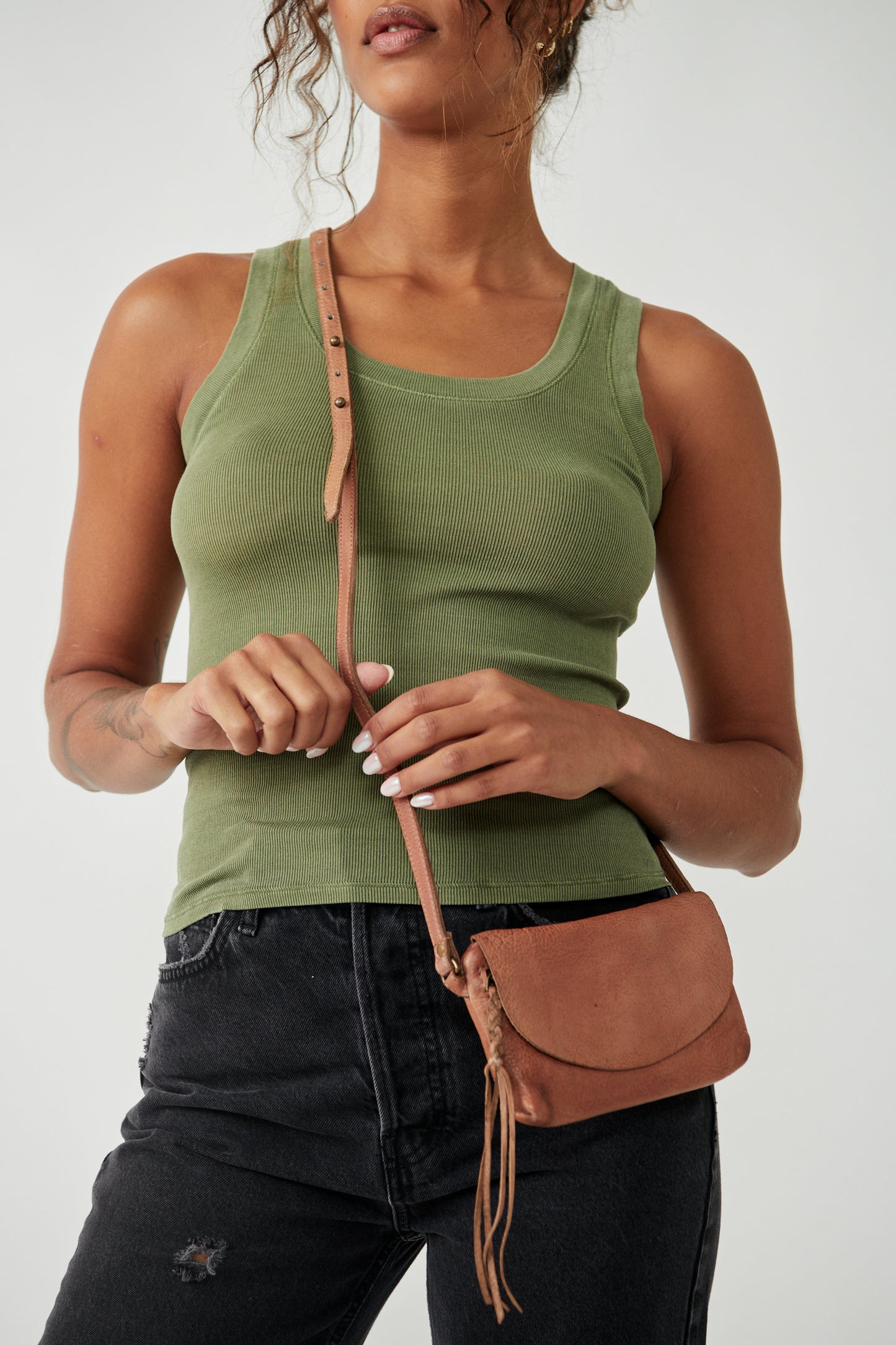 Load image into Gallery viewer, Free People Rider Crossbody - Aged Tan

