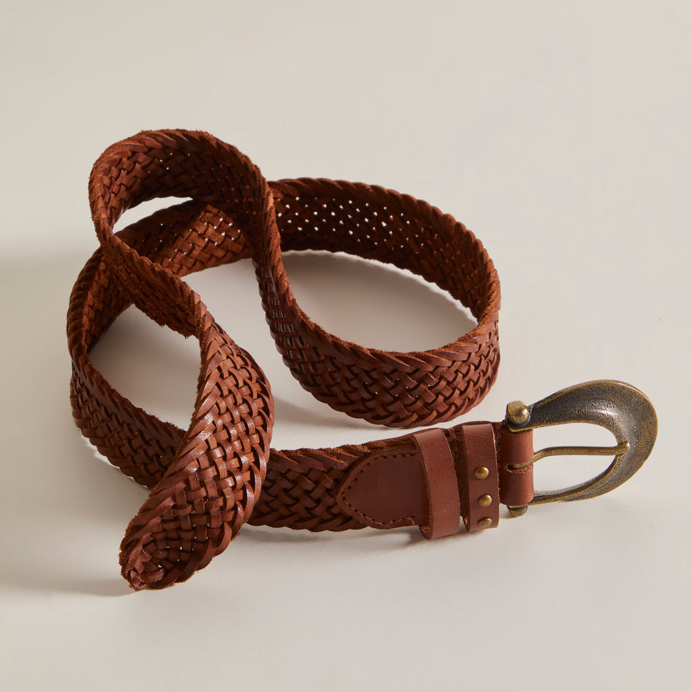 Free People Brix Belt in the color Cognac