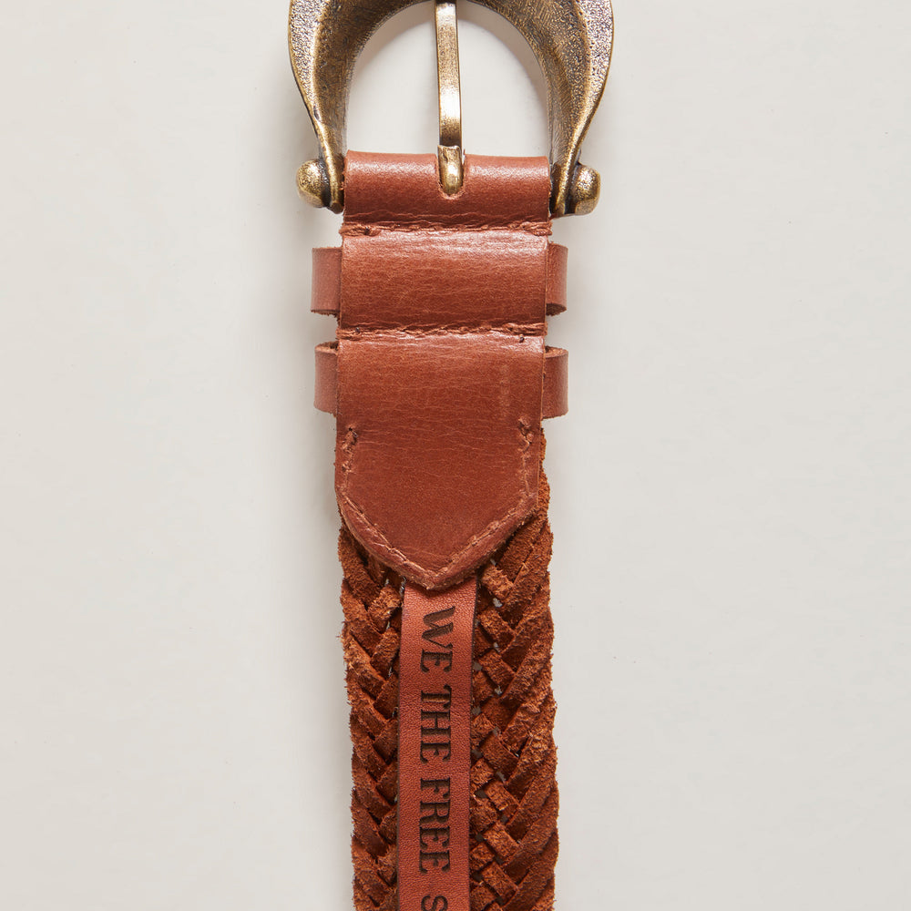 Free People Brix Belt in the color Cognac