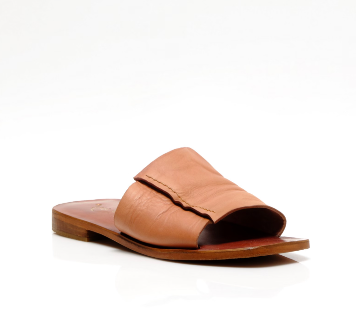 Free People's Verona Slide Sandal is available in the color tan at Harbour Thread. 