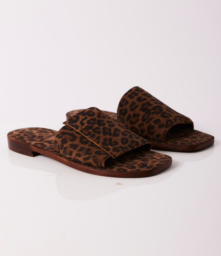 
                      
                        The Free People Verona Slide Sandal in Chestnut Leopard
                      
                    