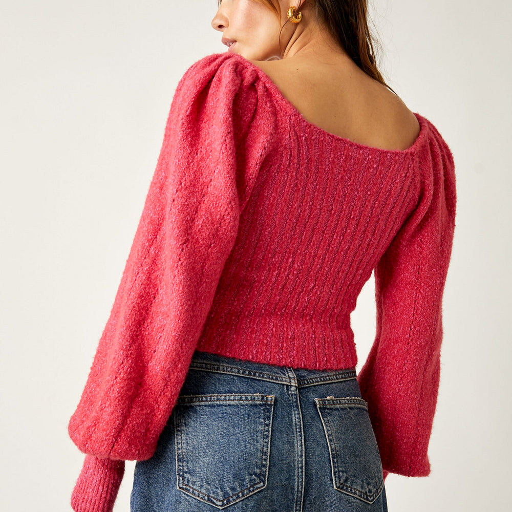 
                      
                        Free People Katie Pullover - Magenta Cherry Combo
                      
                    