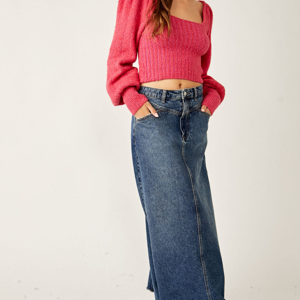 
                      
                        Free People Katie Pullover - Magenta Cherry Combo
                      
                    