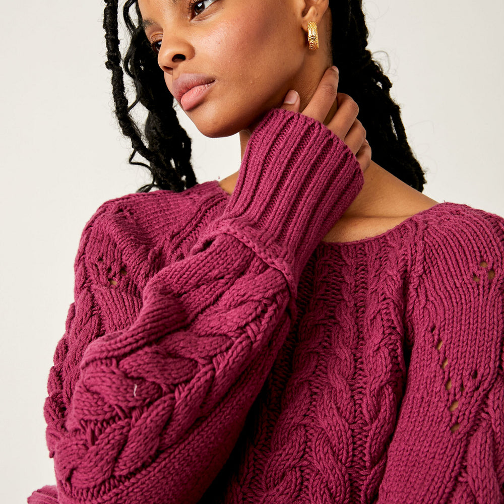 
                      
                        Free People Sandre Pullover - Dreamy Mulberry
                      
                    