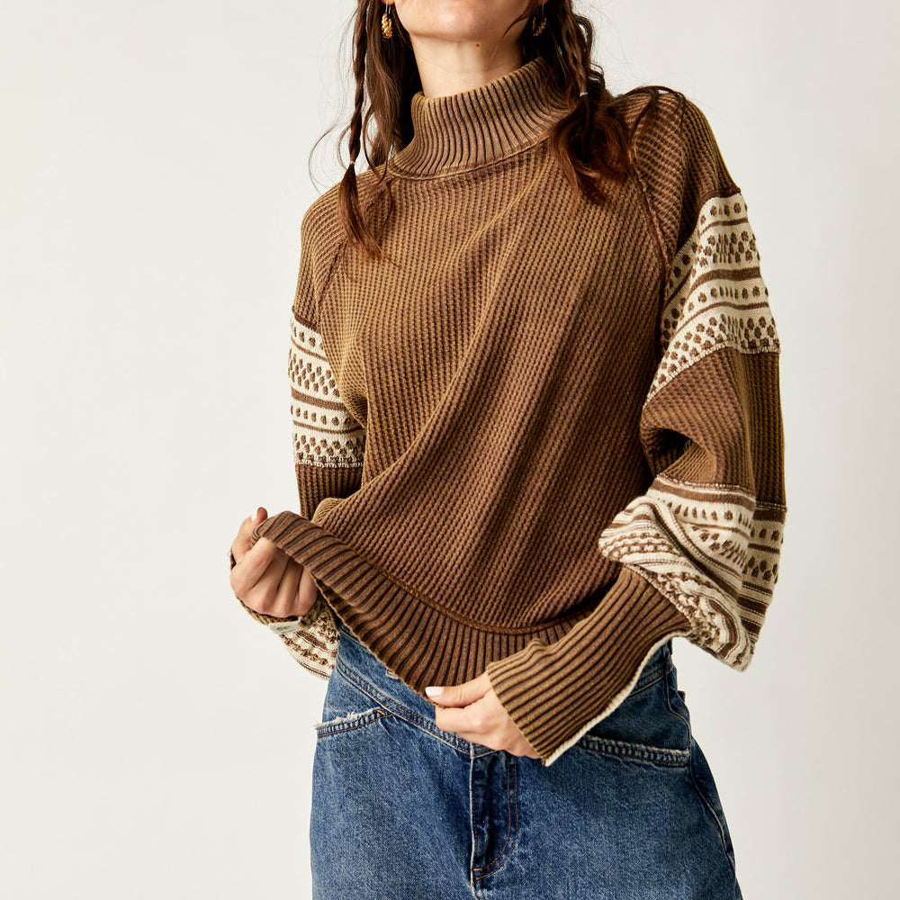 Free People Get Cozy Swit - Hot Fudge Combo