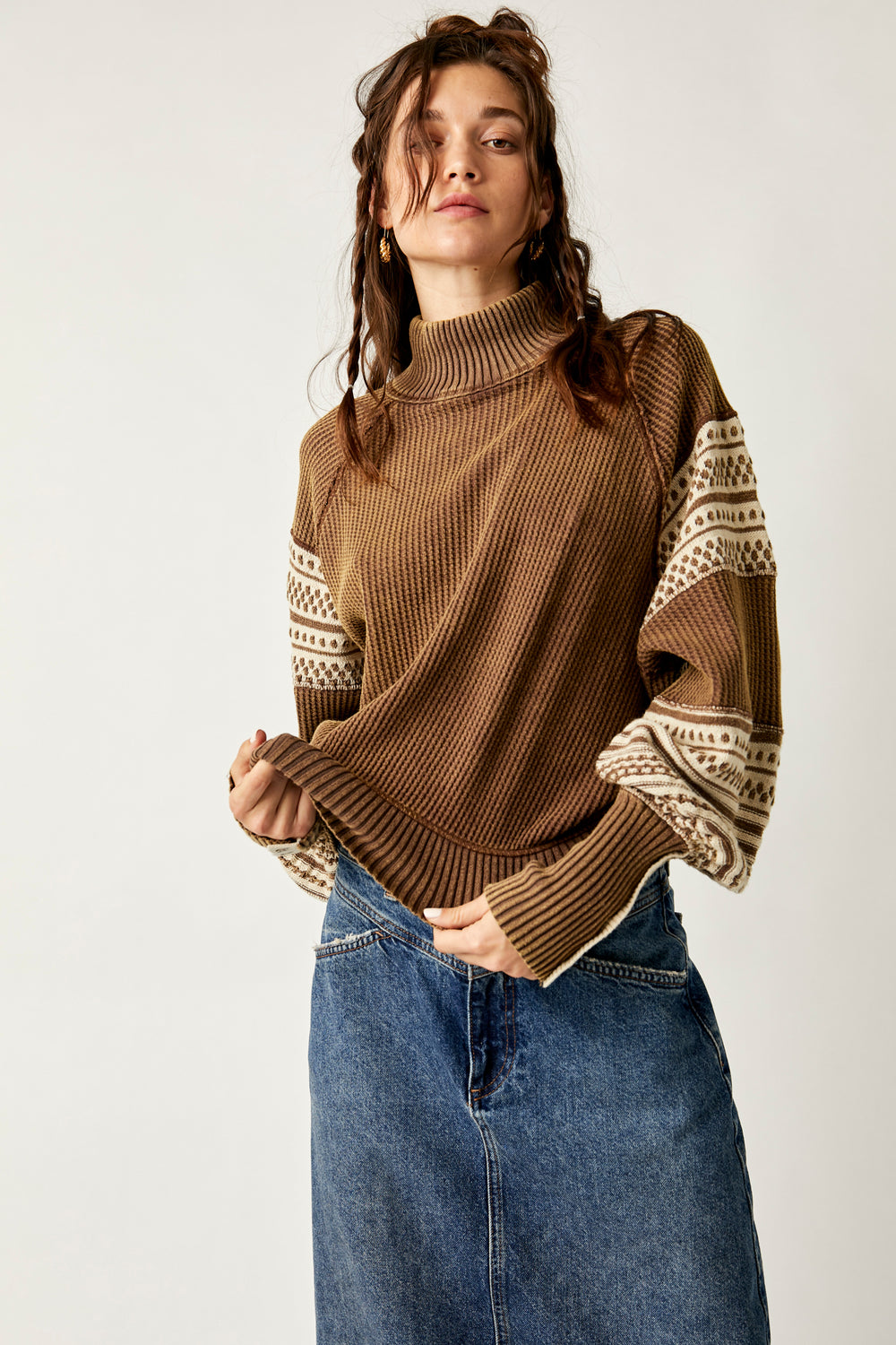 Free People Get Cozy Swit - Hot Fudge Combo