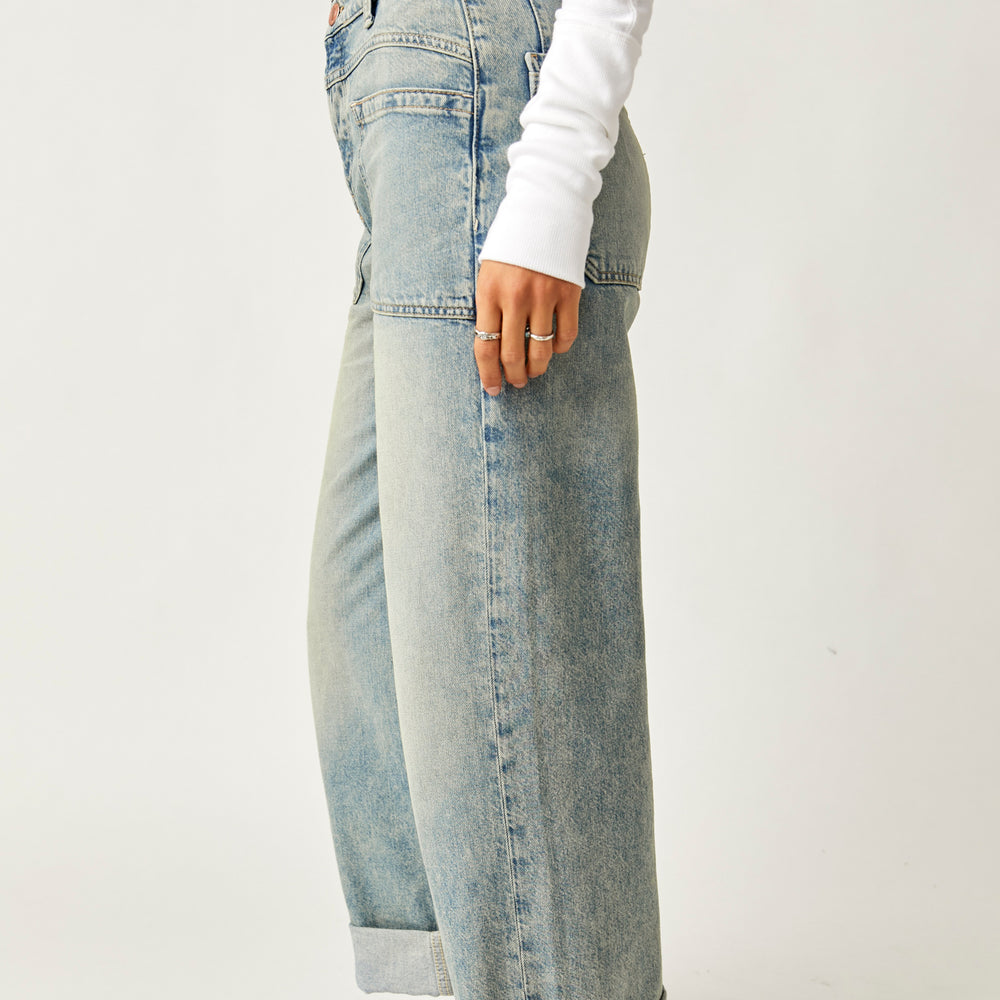 
                      
                        Free People Palmer Cuffed Jean - La La Land
                      
                    