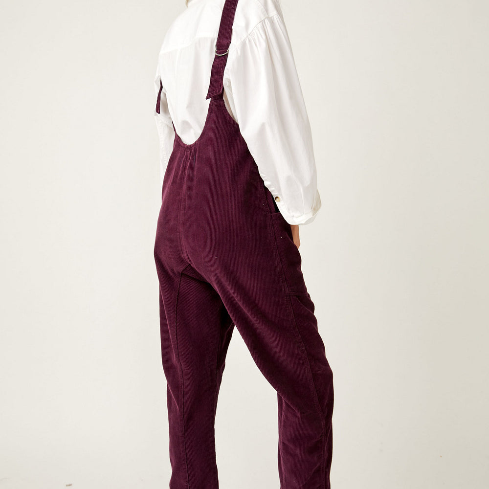 
                      
                        Free People High Roller Cord Jumpsuit - Italian Plum
                      
                    