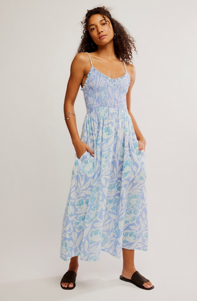 The Free People Sweet Nothings Midi is available at Harbour Thread in the color Blue Vista Combo