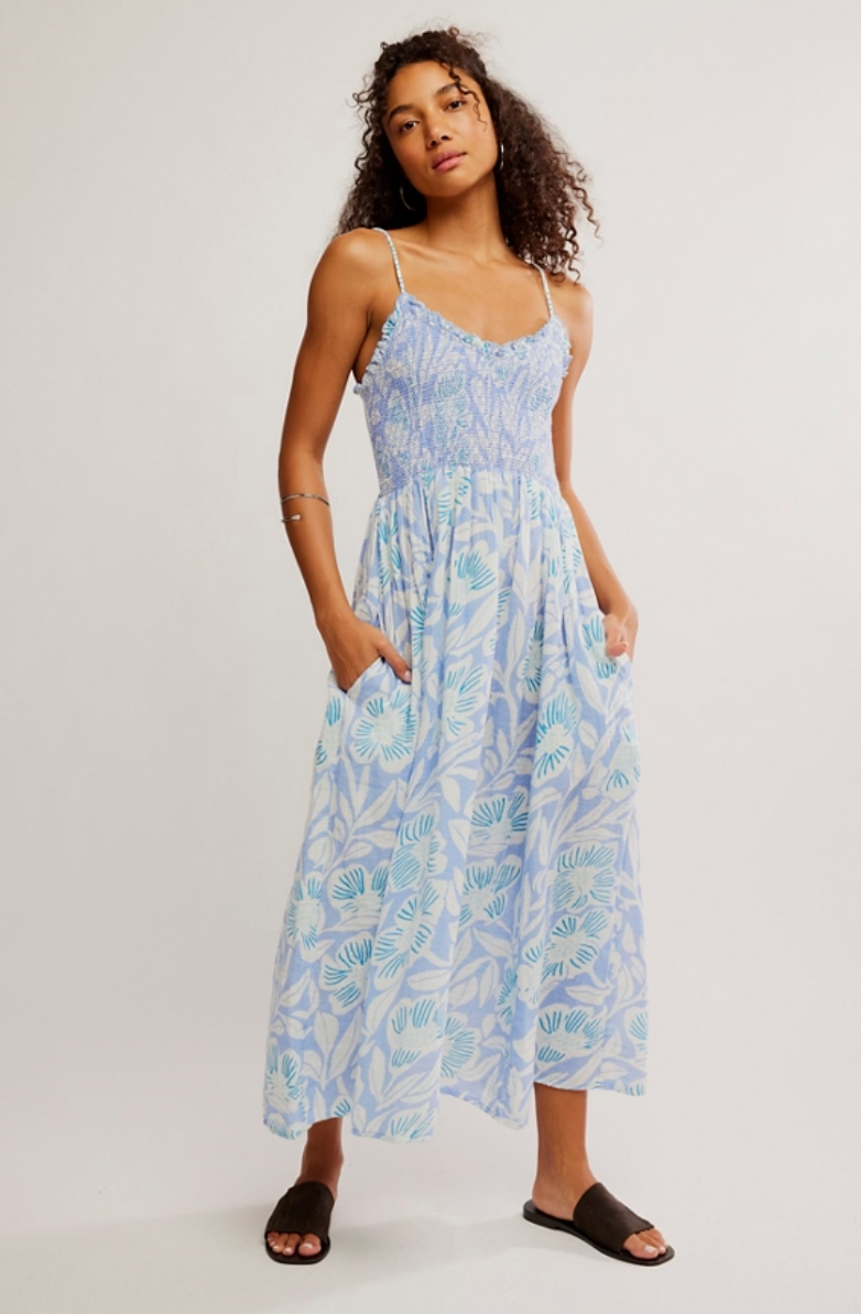 The Free People Sweet Nothings Midi is available at Harbour Thread in the color Blue Vista Combo
