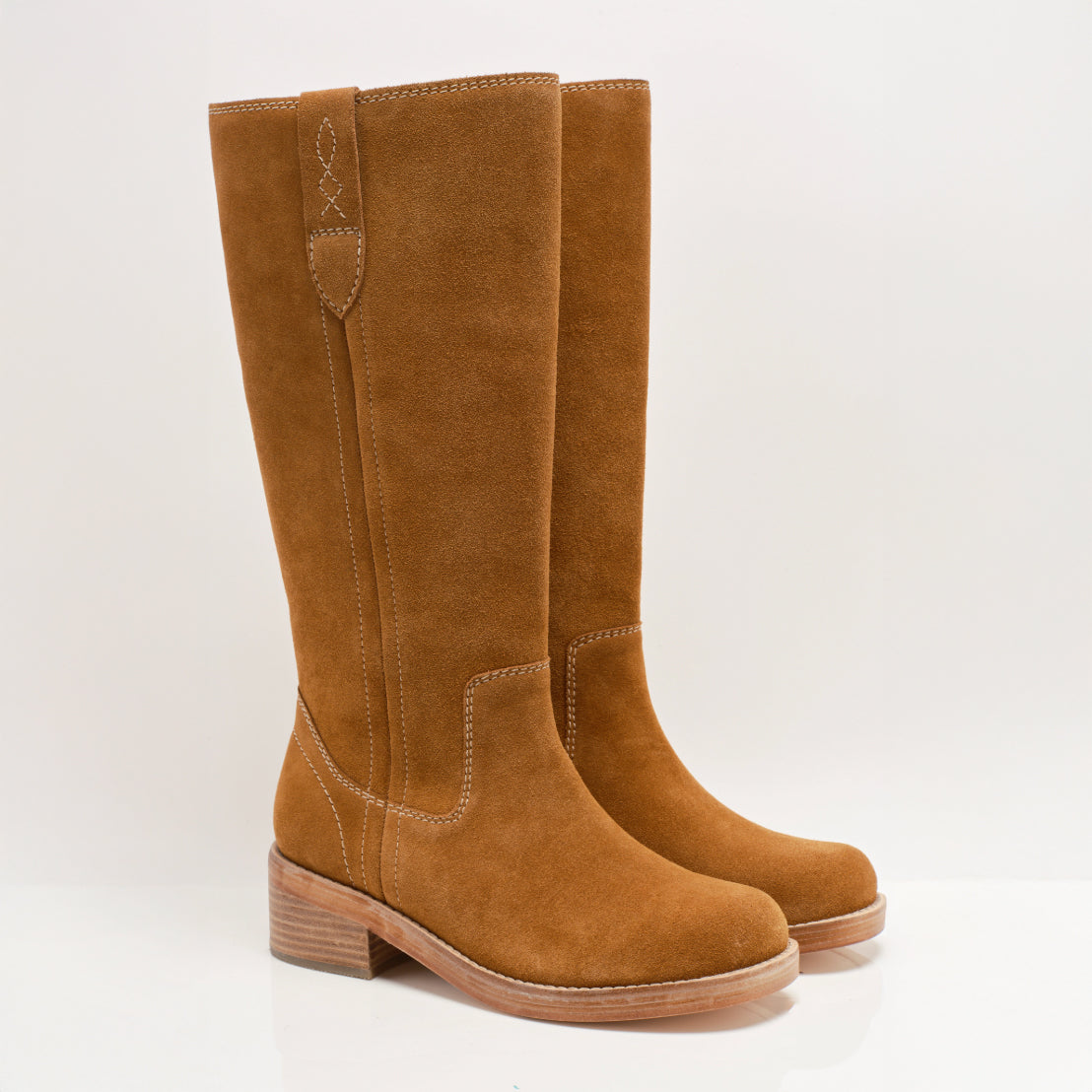 The Free People Blaze Pull On Boots are available at Harbour Thread in the color Toffee Suede