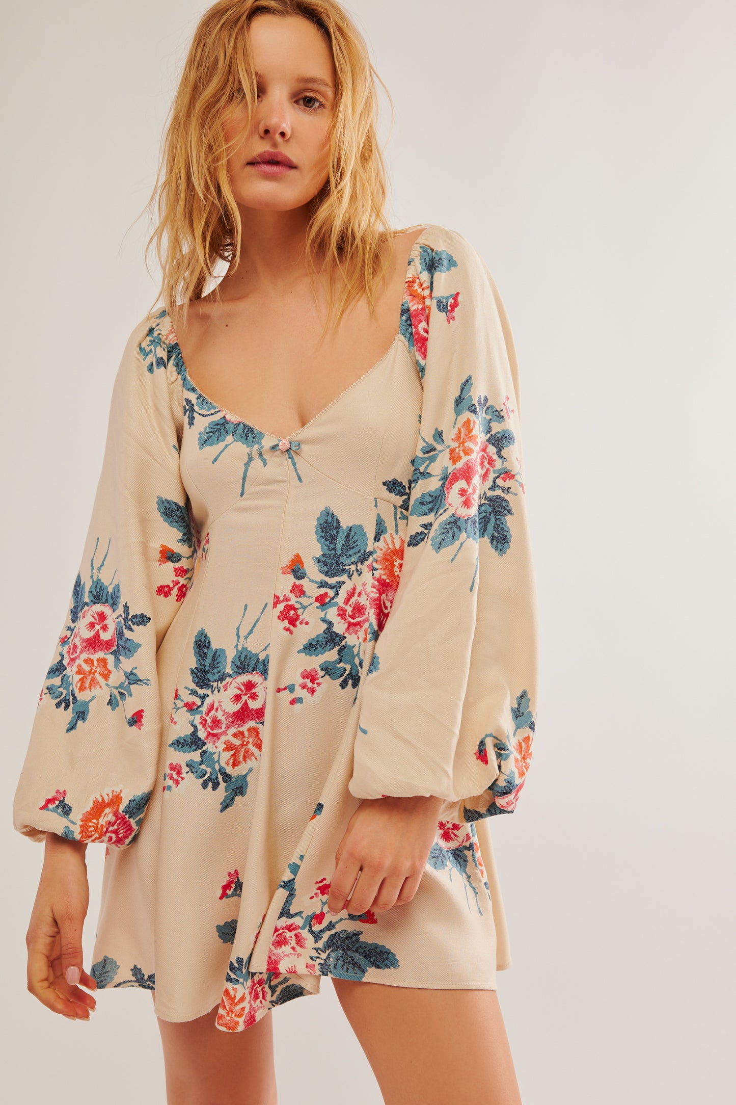 Free People Francesca Mini in the color Warm Ivory Combo