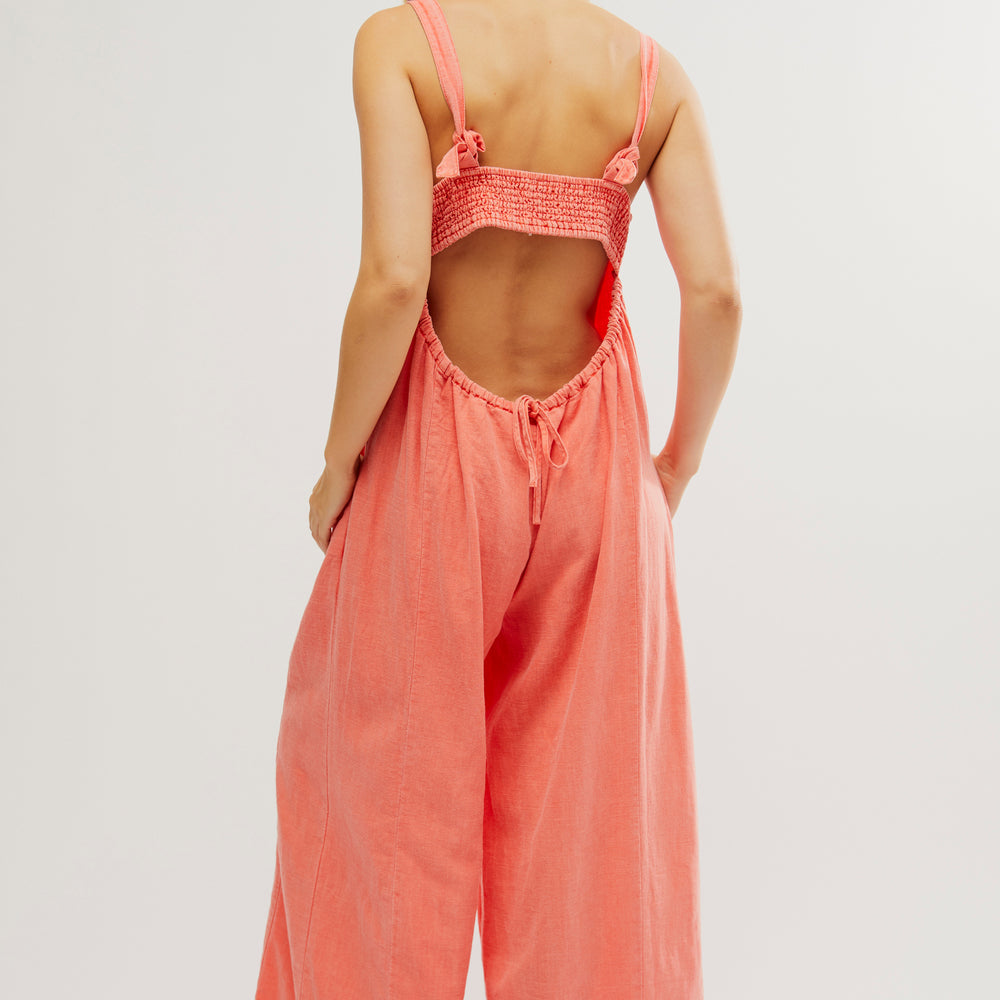 Free People Drifting Dreams One Piece - Radiant Watermelon