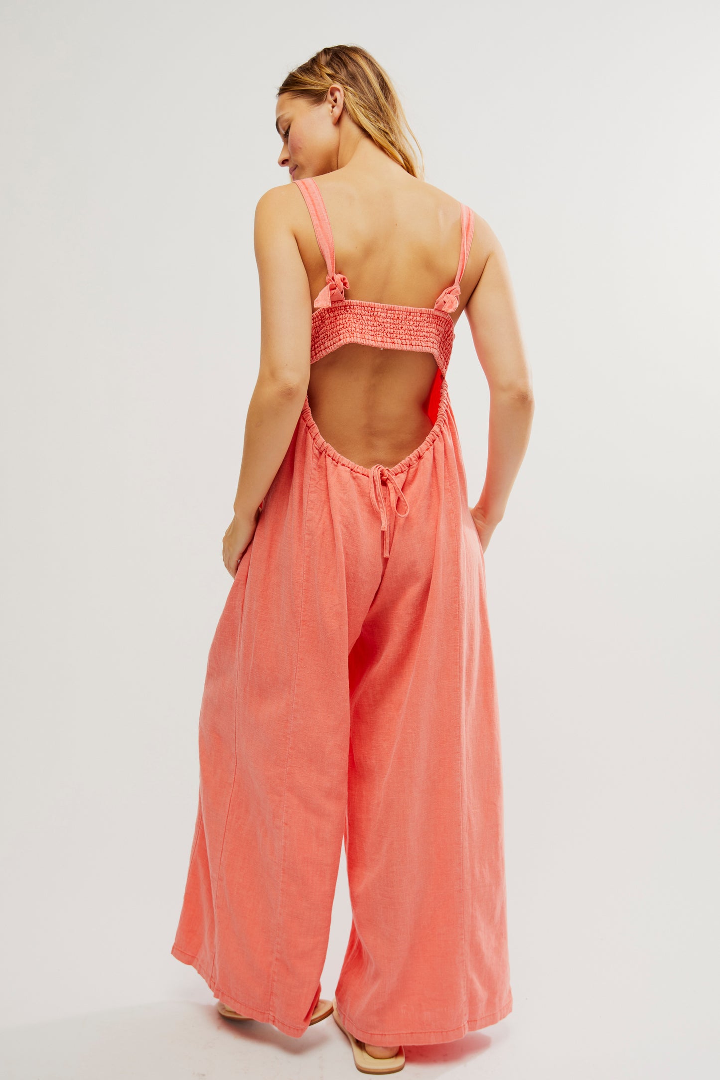 Free People Drifting Dreams One Piece - Radiant Watermelon