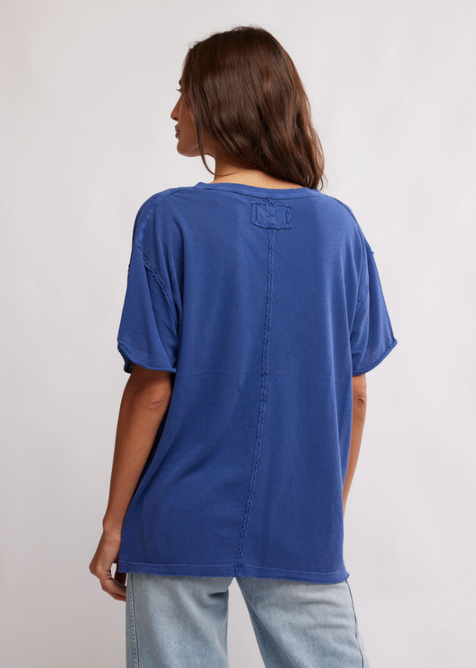 Women's blue oversized t-shirt from Free People