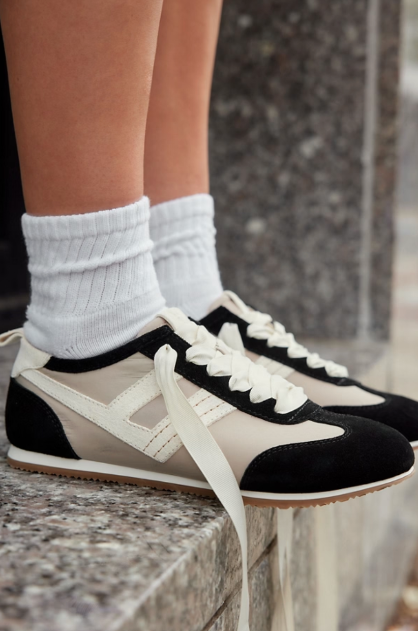 Women's multicolor tennis shoes with ribbon laces from Free People