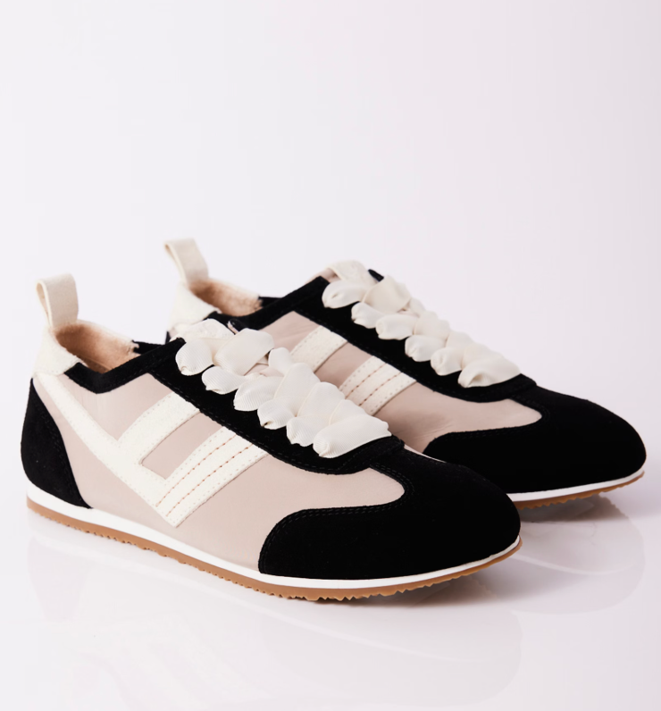 Free People's Aces Tennis Shoes are available at Harbour Thread. They features a low top profile and ribbon laces.