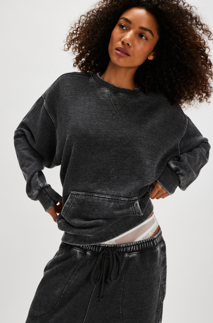 This comfortable Free People sweatshirt is perfect for a casual, laidback look. Shop the Slow It Down Pullover at Harbour Thread 