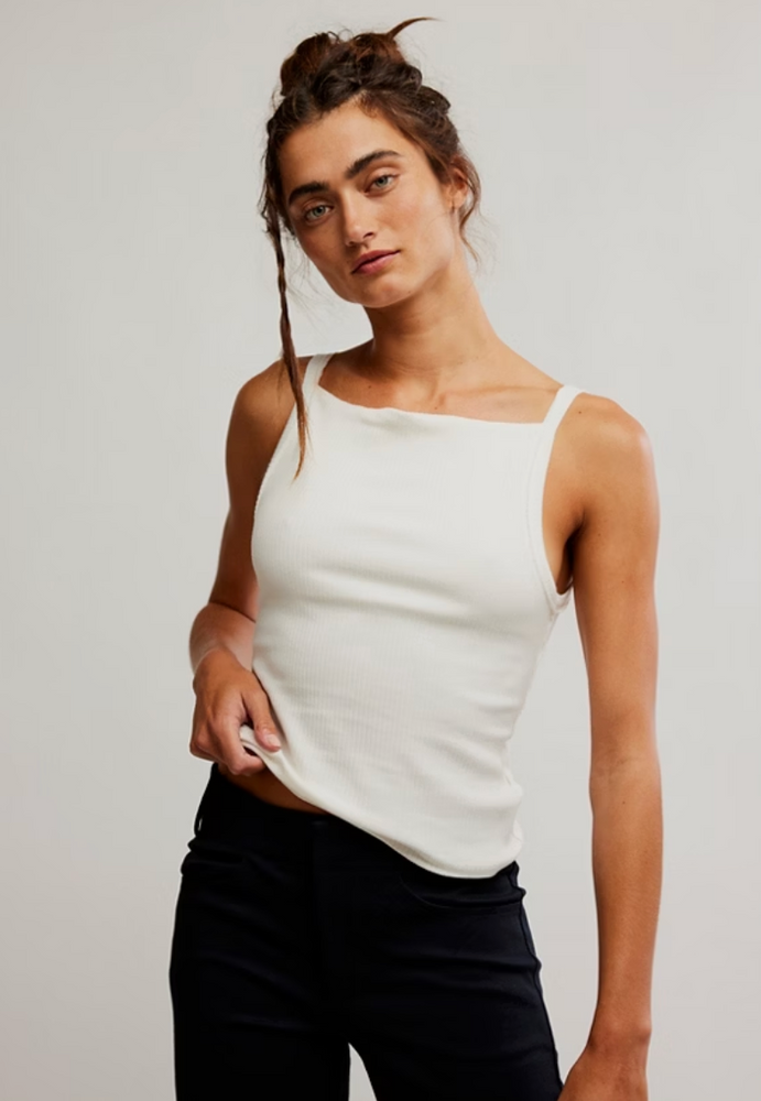 
                      
                        Find the Clean Ivory Mia Tank by Free People at Harbour Thread.
                      
                    