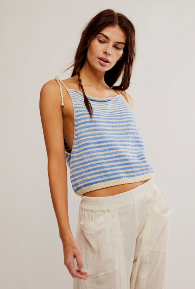 
                      
                        The Free People Claire Tank is available at Harbour Thread in the color Granada Sky Combo
                      
                    