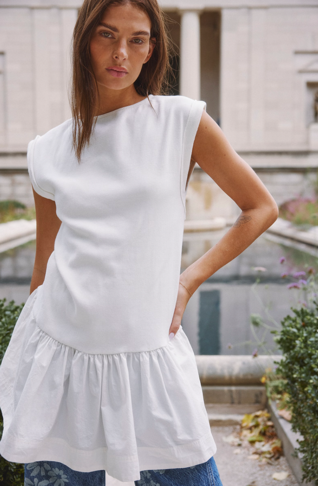 
                      
                        Shop the Bright White Enya Mini Dress by Free People at Harbour Thread
                      
                    