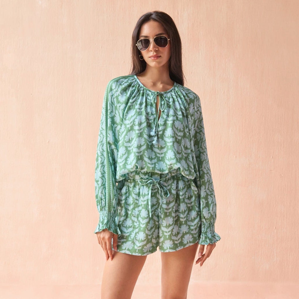 OMIKA Asha Short in Marlie Matcha