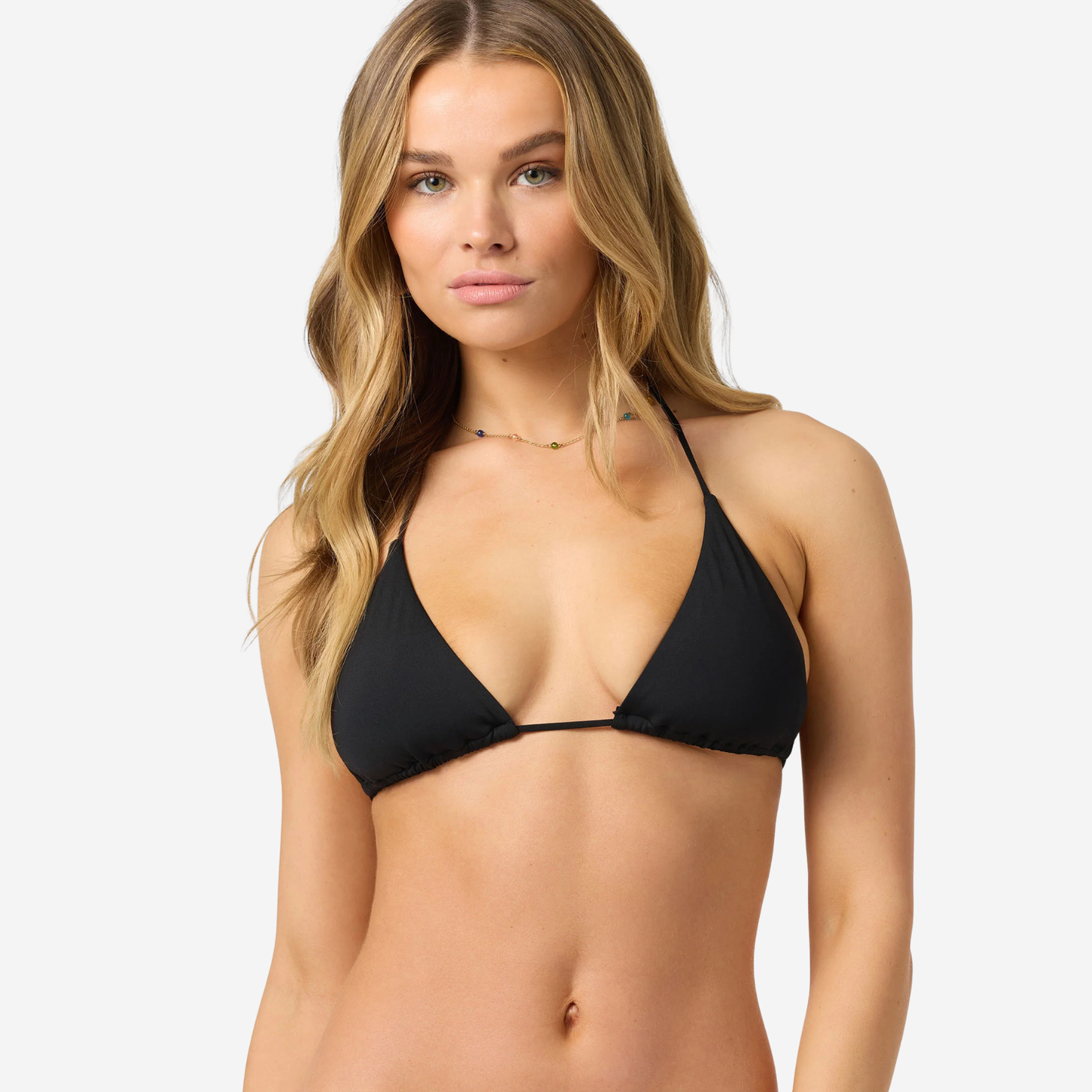 O'Neill Saltwater Solids Black Venice Triangle Top, available at Harbour Thread boutique