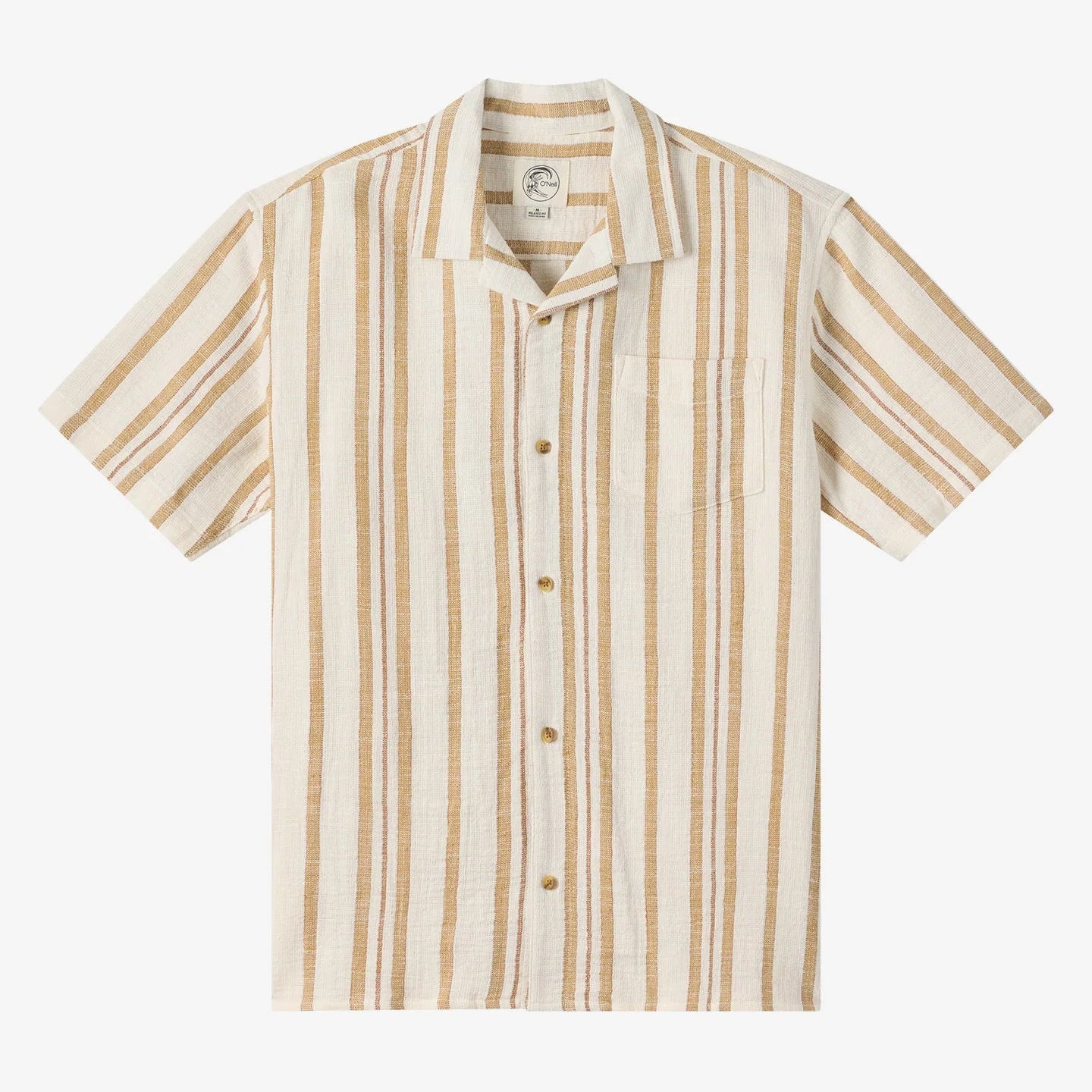 O'Neill O'Riginals Stripe Shirt in Tofu, now available at Harbour Thread men's store