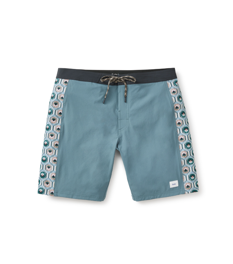 Enjoy the water in style with the OTG Bolo Surf Trunk by Katin, now available at Harbour Thread men's store in Burlington, VT.