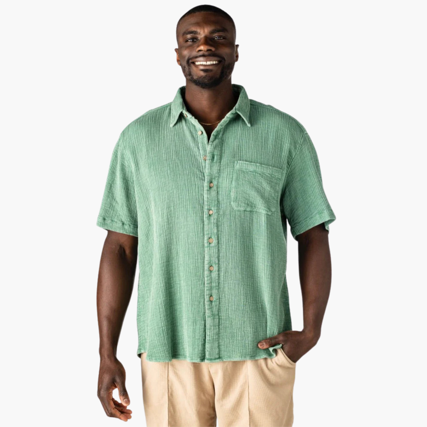 One World Brother River Forest Shirt, available now at Harbour Thread men's store