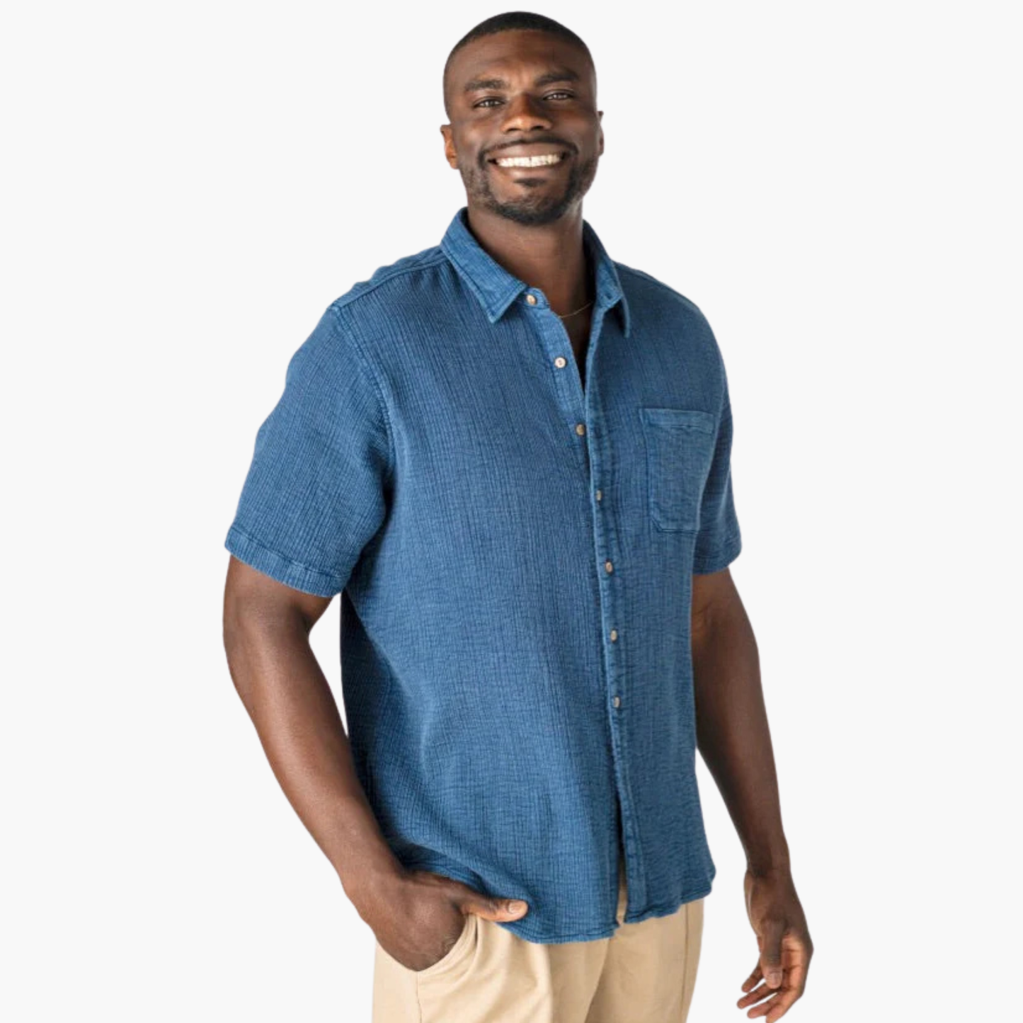 One World Brother Tropical Rain Shirt, available now at Harbour Thread men's store