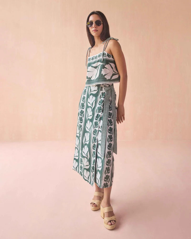 OMIKA Tille Tank in Gwenn Palm